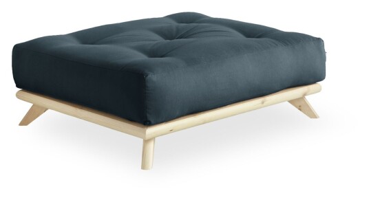 Karup Design Senza Puff, Petrolium/Natur Unoliving 1580365-08-0 1580365-06-0