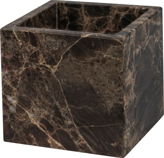 Mette Ditmer Marble kube 8,5x8,5 cm Brown