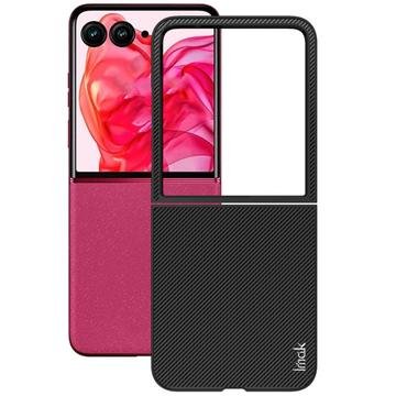 Motorola Razr 50 Ultra Imak Ruiyi Hybrid-deksel Karbonfiber Svart
