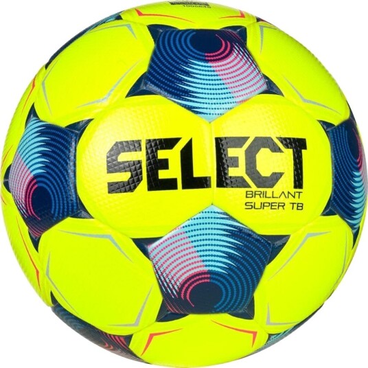 Select Fotball Brillant Super TB V25 Gul/Blå Str. 5