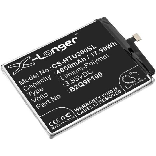 HTC F233 batteri (4850 mAh 3.85 V, Sort)