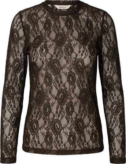 Selected Slwmista Ls O Neck Top DELICIOSO XXL