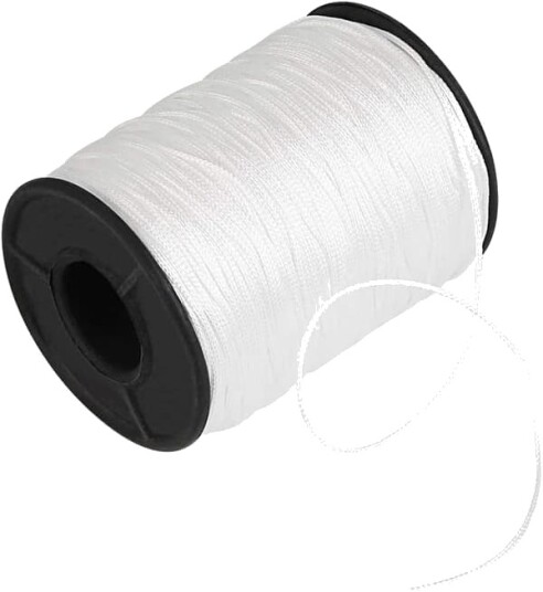 150 meter flettet snor for persienner 1 mm diameter hvit polyetylensnor egnet for persienner.