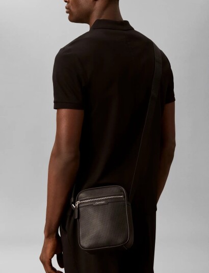 Calvin Klein Perforated Reporter Black ONE SIZE