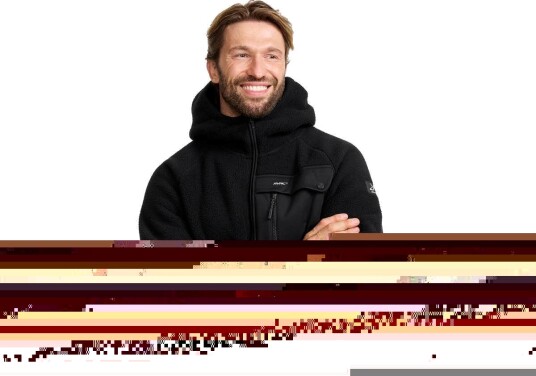 RevolutionRace Herre > Overdeler > Fleece & midlayers Sherpa Hoodie Herre Caviar Størrelse:L