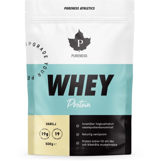 Pureness Athletics Whey Protein Vanilj 500 g Pureness Athletics Whey Protein Vanilj 500 g