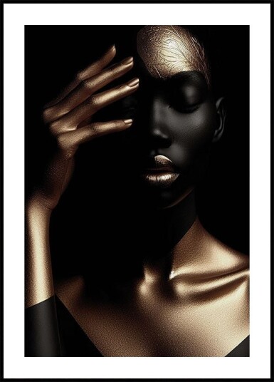 Radiant Shadow Portrait Plakat Plakat / 100x150cm