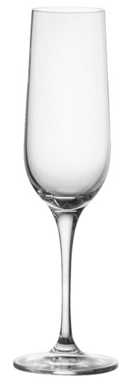 VEGA Champagneglass Chateau uten målestrek; 18cl, 4.3x21.9 cm (ØxH); Transparent; 6 Stykk / Forpakning VEGA Champagneglass Chateau uten målestrek; 18cl, 4.3x21.9 cm (ØxH); Transparent; 6 Stykk / Forpakning
