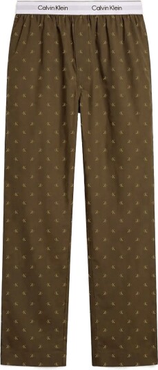 Calvin Klein Sleep Pant Khaki green XL