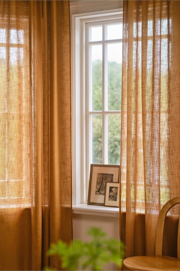 Jotex    Gardin 2 Lengder Rustbrun   MELISSA    Kjøp Multifunksjonsgardiner hos Jotex