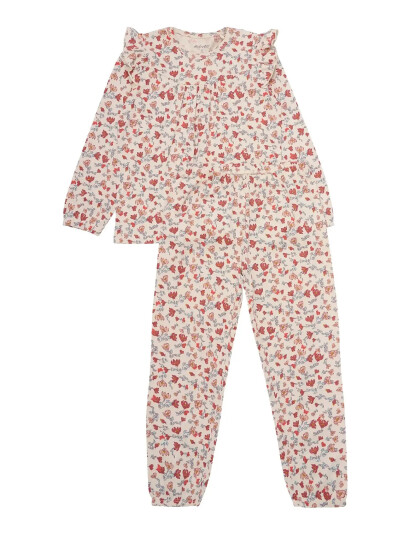 Minymo Pyjamas Ls Set Aop Pink 104