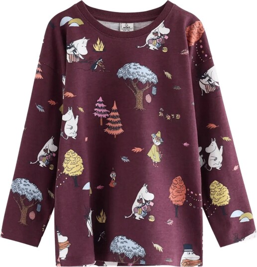 Lindex Moomin Long Sleeved Top DARK LILAC 110
