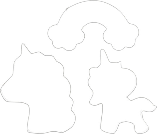 Nordwik Nordwik pepperkakeform enhjørning 3 deler Rustfritt stål Nordwik Nordwik pepperkakeform enhjørning 3 deler Rustfritt stål