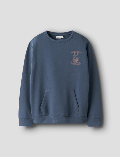 Name It Nkmtrenton Ls Nreg Sweat Bru Ps Blue 116