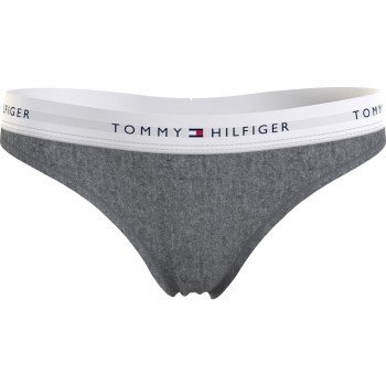 Tommy Hilfiger Truser LOGO Waistband Thong Lysgrå X-Large Dame