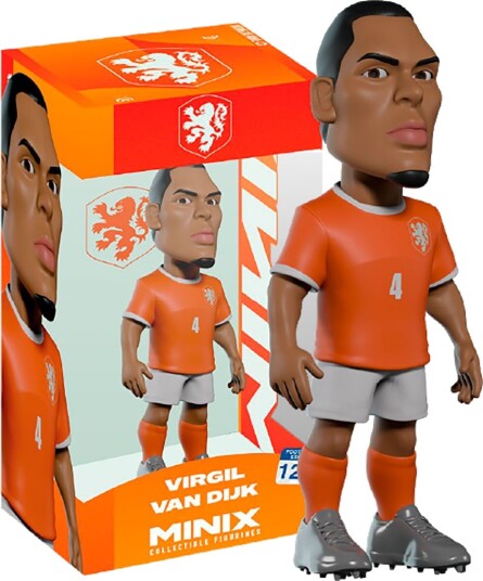 Minix Van Dijk Fotballfigur - Nederland - Samlefigur - Hvit