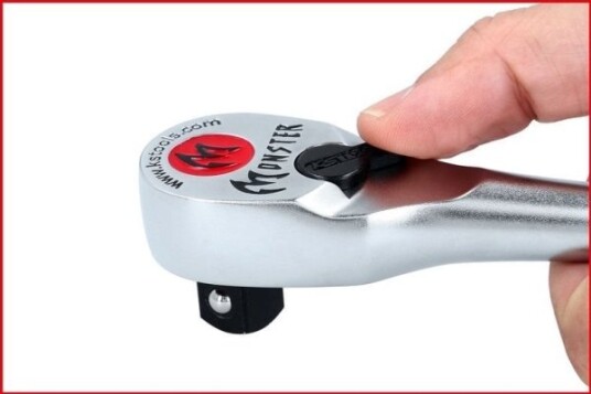 Ks Tools 1/2" Reversibel Skralde 275mm, 100 Dantų