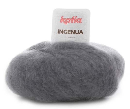 Katia Katia Garn Ingenua Dark Grey 09 50g Katia Katia Garn Ingenua Dark Grey 09 50g