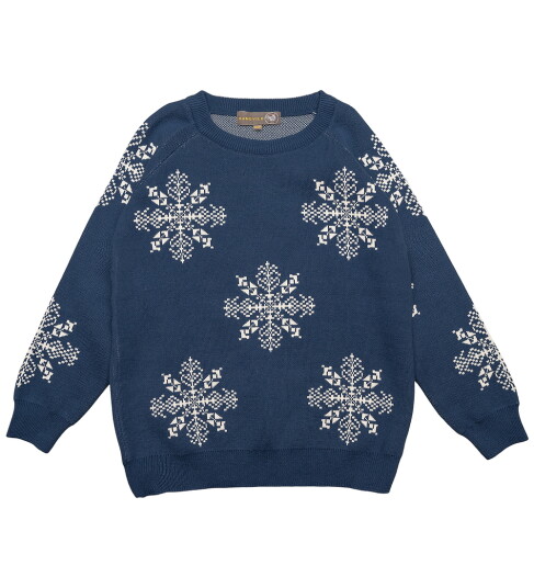 Hanevild Snowflake Blouse, Blue Navy 80 Hanevild Snowflake Blouse, Blue Navy 80