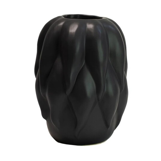 Olsson & Jensen Ridley vase 26 cm Svart