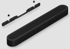 Sonos Beam Ultra veggfeste Sort