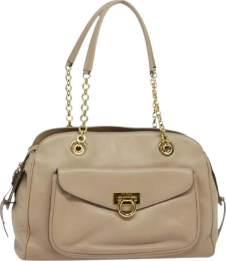 Salvatore Ferragamo Dame Beige