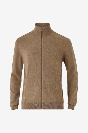 Selected Homme Cardigan shlBerg Full Zip Natur Selected Homme Cardigan shlBerg Full Zip Natur