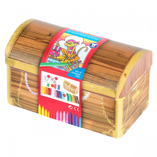 Faber-Castell Connector Tusjpenner 33-set Skattekiste
