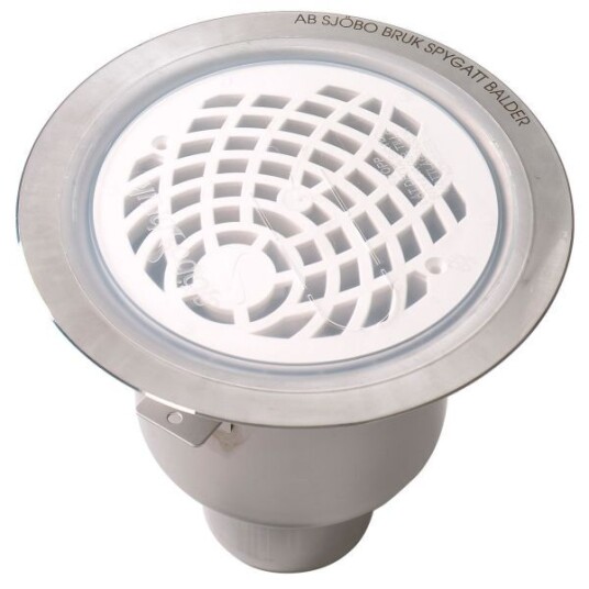 Purus 7152409 Spygatt 75 mm, bunnutløp Purus 7152409 Spygatt 75 mm, bunnutløp