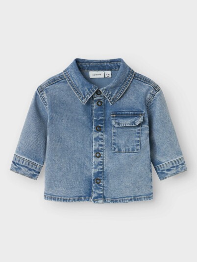 Name It Knud Denim Long Sleeve Shirt Denim 50