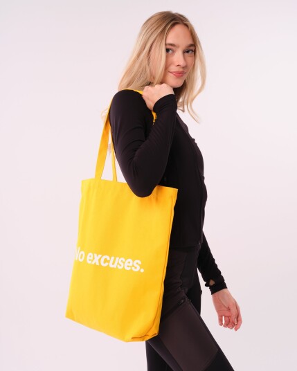 Tights.no No Excuses Tote Orange - One Size