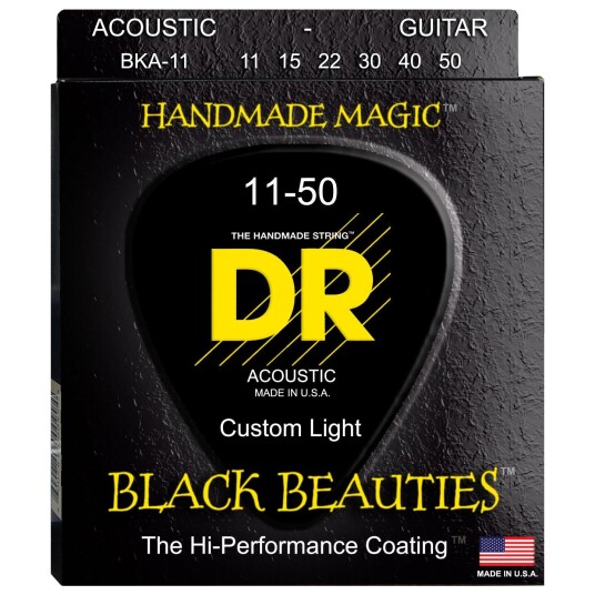 Dr Strings Bka11 Svart Beauties (011-050) Lite - Medium