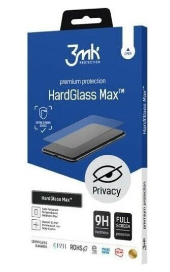 3Mk 3Mk Hardglass Max Privacy Iphone 7/8 Czarny/Black Fullscreen Glass Privacy