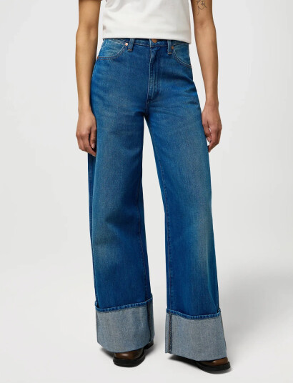Wrangler Cuffed Trouser - Blue - 30 x 30 Wrangler Cuffed Trouser - Blue - 30 x 30