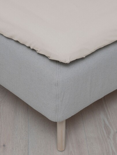 Jerseylaken lys beige
