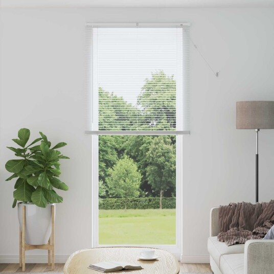 vidaXL Venetiansk persienne Hvit 213 x 80 cm 25 mm PVC vidaXL Venetiansk persienne Hvit 213 x 80 cm 25 mm PVC