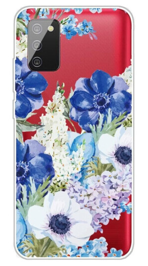 INCOVER Samsung Galaxy A02s Fleksibelt Plastikkdeksel - Blomster Print