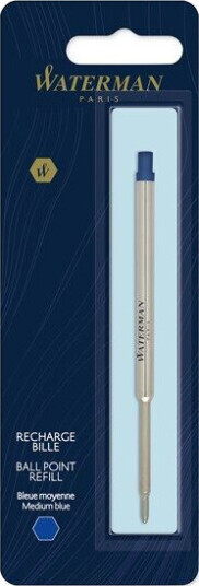 Waterman Ballpoint Pen Refill  Medium Point  Blå Ink  1 Count