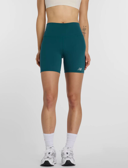 New Balance Harmony High Rise Short 6" Grønn S New Balance Harmony High Rise Short 6" Grønn S