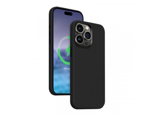 Crong Dėklas Color Cover Lux Magnetic Iphone 15 Pro Magsafe Juoda