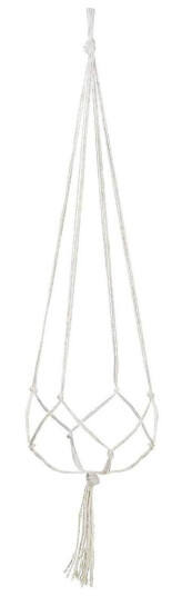 Ampel med Macramé - 90 cm