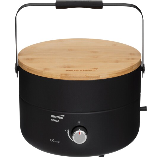Mustang Bærbar gassgrill Nomad svart 1733260 Mustang Bærbar gassgrill Nomad svart 1733260