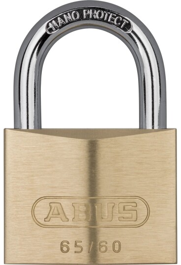 Abus Hengelås 65/60 mm Messing Abus Hengelås 65/60 mm Messing
