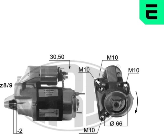 ERA 220389A Starter ERA 220389A Starter