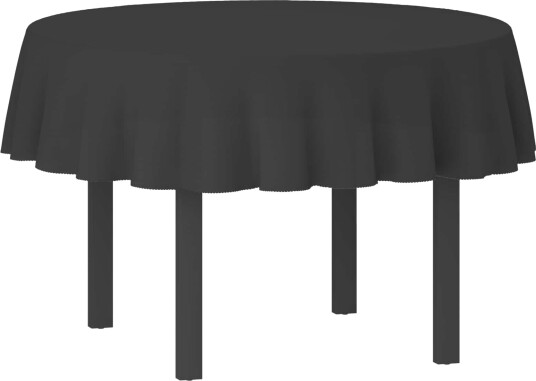 vidaXL Bordduk 5 stk. Rund Mørkegrå Ø 140 cm vidaXL Bordduk 5 stk. Rund Mørkegrå Ø 140 cm