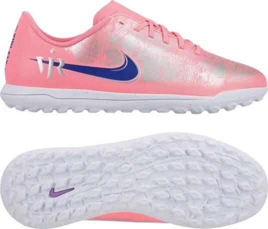 Nike Mercurial Vapor 16 Club TF Vini Jr. Personal Edition   Rosa/Blå Barn   Turf (TF) størrelse 38