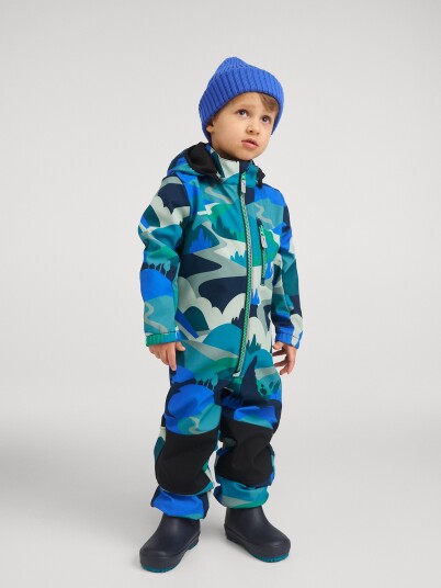 Reima Nurmes Softshelldress Sparkly Blue 92 Reima Nurmes Softshelldress Sparkly Blue 92