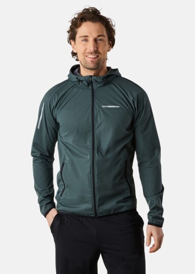 Swedemount Ultra Light Running Jacket Dusty Green/Black S Løpejakker