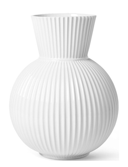 Lyngby Porcelæn Tura Vase White H20CM