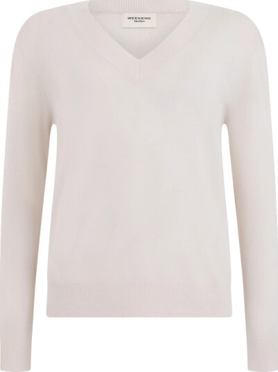 Weekend Max Mara Dame Strikkevarer Hvit XS,